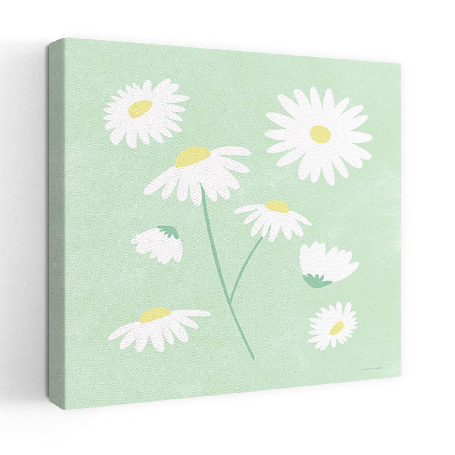 Dakota Fields More Daisies Abstract Contemporary Daisy Flower Art ...