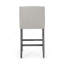 Tabouret de comptoir rembourré 30,5 po - gris clair / gris