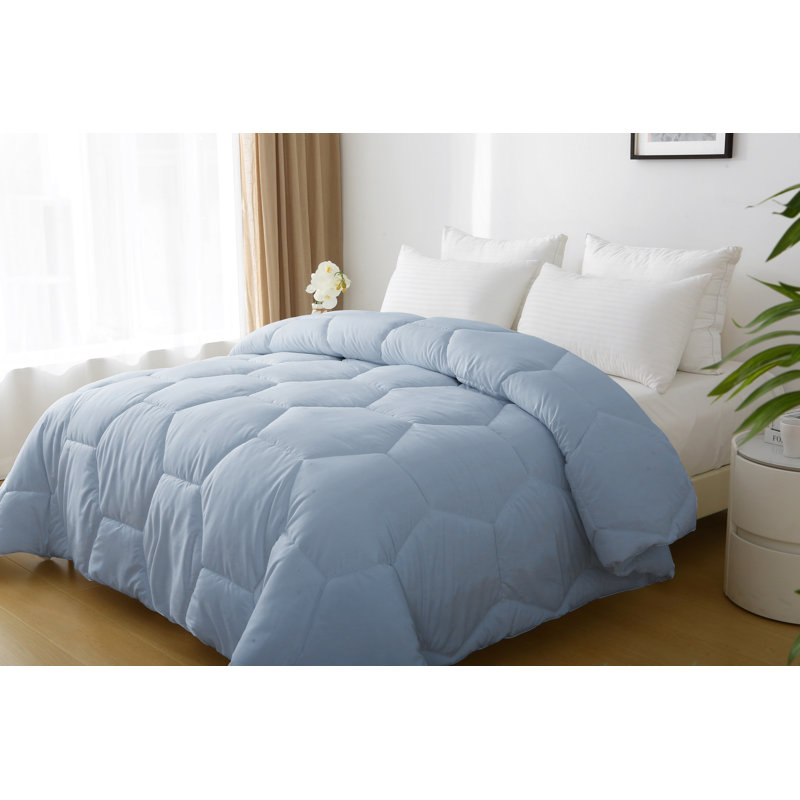 Édredon en microfibre surdimensionné Better Style Home, Bleu, Édredon très grand