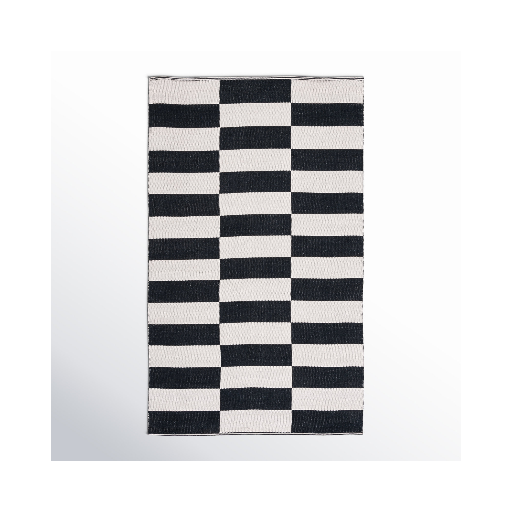 Alvana Handmade Cotton Rug, Rectangle 3' x 5'