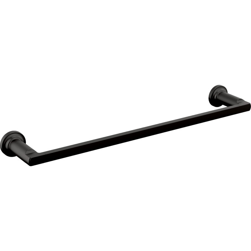 Barre à serviettes 18 po, Noir mat
