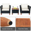 Ensemble de conversation pour 2 personnes avec coussins Antun Almonzo-1150188700