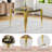 4 - Person Square Glass Top Dining Set-2068561078-2068561079-2068561080