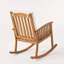 Chaise berçante d'extérieur en bois