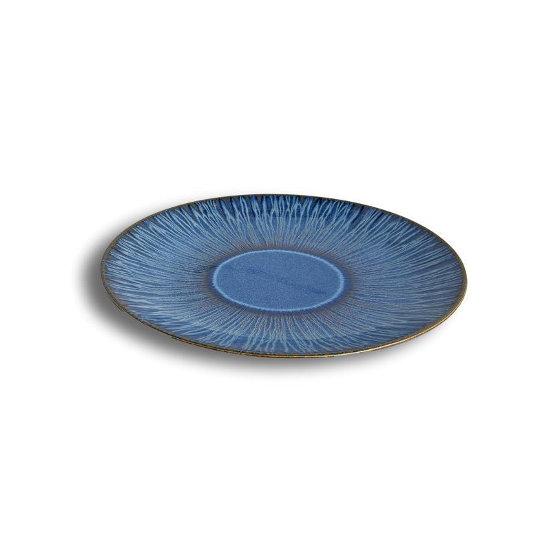 Assiette plate Stillwater, Azul