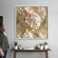 Art mural doré sur toile «Hortensia I»-111381608-111381602