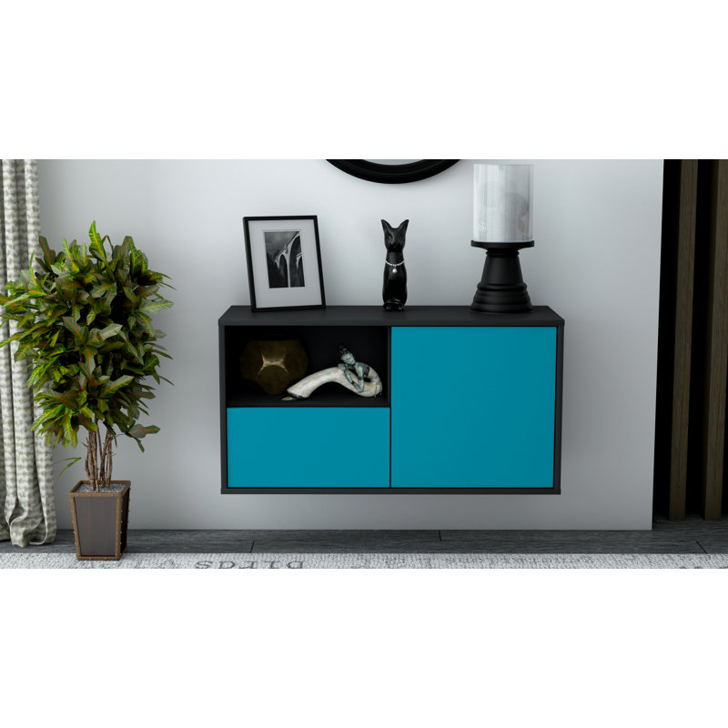 Haimes TV Stand, Turquoise
