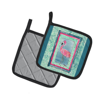 Cuisinier poignée east urban home flamant rose