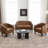 Boney 29" W Stain Resistant Faux Leather Tufted Barrel Chair-641031807