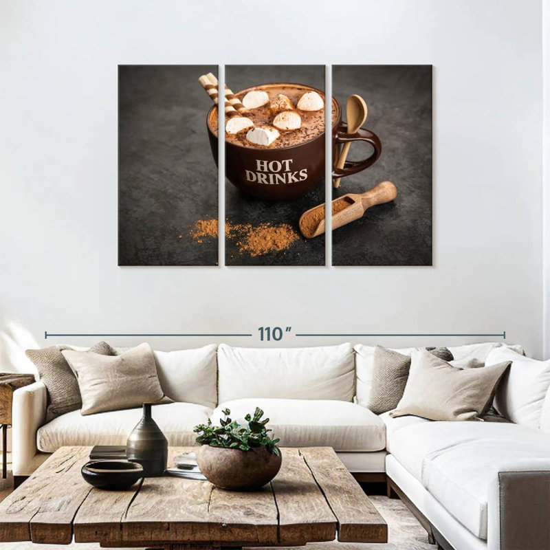 Yarlin Hot Cocoa, 48" H x 74" W