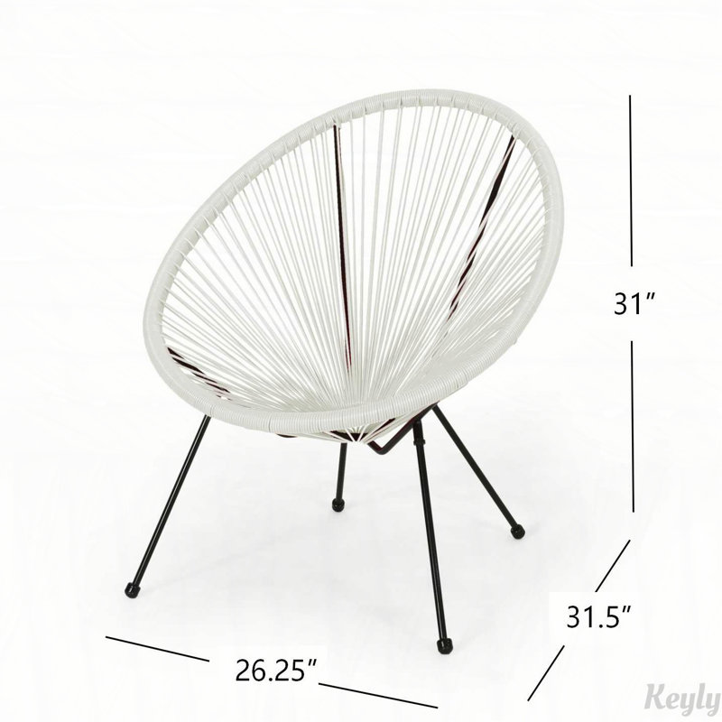 Chaise Anson (ensemble de 2), Blanc
