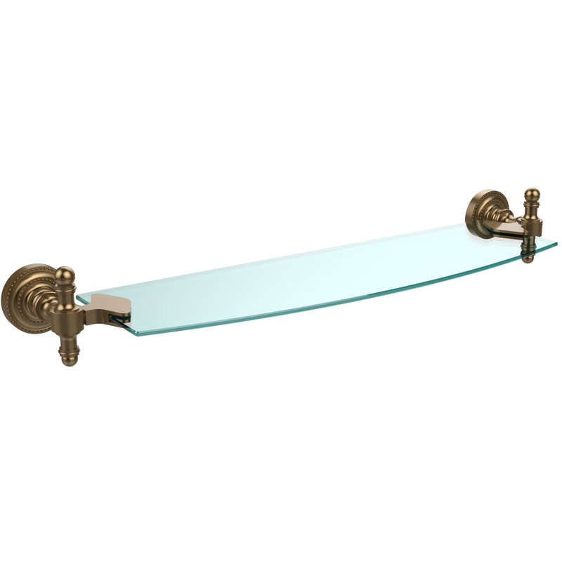 Godinez Bracket Shelf, 22", Brushed Bronze