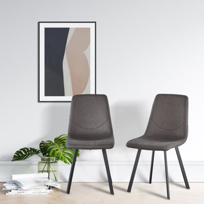 Amadou Side Chair in Gray by George Oliver