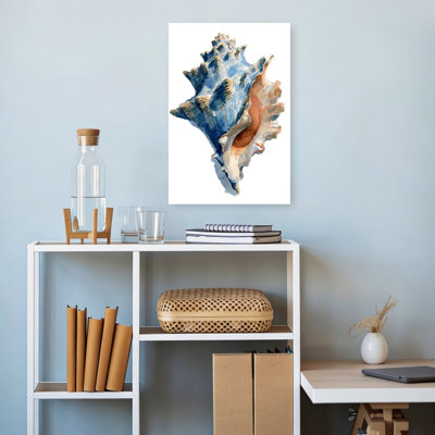 Impression d'art contemporain abstrait coquillage III