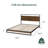 Daniel 37" Low Profile Bamboo and Metal Platform Bed-1085059809-1166955125