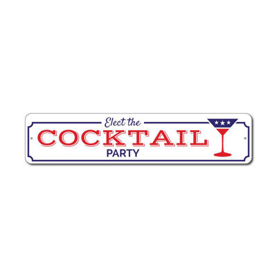 Plaque de cocktail en aluminium personnalisée