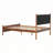 PU Leather Platform Upholstered  Bed