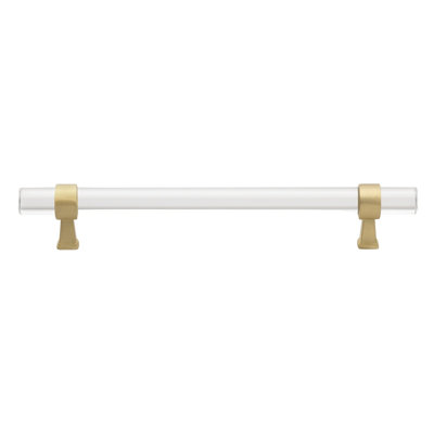 Acrylic Center Bar Cabinet Pull