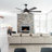 Cathreen 65'' Ceiling Fan with LED Lights