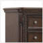 Commode 5 tiroirs en acajou traditionnel