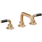 Descanso 8" Widespread Lavatory Faucet with Carbon Fiber Handle and ZeroDrain