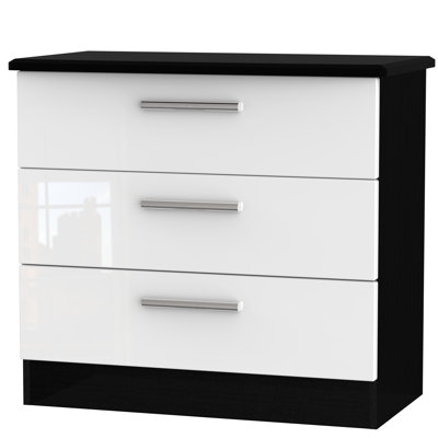 Fully Assembled Yvette 3 Drawer Chest