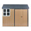 Garden Shed NOCCIANO 248 cm 161 cm Brown