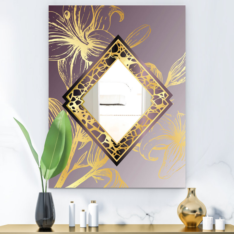 Miroir mural Marbré Marvelous 2 Glam, H 24 po x l 32 po