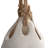 Large Stoneware Hanging Planter with Jute Rope Hanger and Distressed Volcano Finish