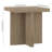 Elna 22" Wide Square Side Table in Antiqued Gray Oak-1171644998