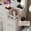 Bureau de coiffeuse avec miroir lumineux et prise de courant Lunell Farmhouse