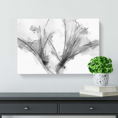 Floral Shadows in Abstract - Wrapped Canvas