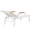 Dean Outdoor Teak Chaise Lounge