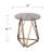 Stondon Round End Table
