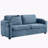 72.8" Sleeper Sofa with Full Size Mattress-1808208185