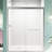 Double Bypass Tempered Glass Shower Door, 6Mm, , Robust Structure 72" H Sliding 56"-60" W, Glass, Bathroom Partition-124830234