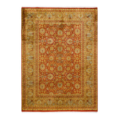 Classic One-of-a-Kind 6' 2" x 8' 5" Hand Knotted Area Rug
