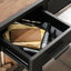 Bureau en L, finition brune