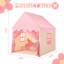  Wilwolfer Kids Play Tents for Toddlers Kids Tents Indoor & Outdoor Playhouse - Princess Tent for Toy House Birthday Gift (Pink)