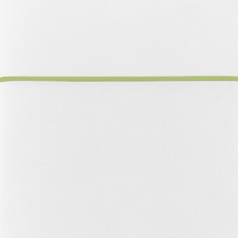 Boutique Percale Sham, Standard/Twin, White/Platinum
