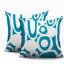 Ensemble de 2 coussins réversibles intérieur / extérieur Otto Tribal-129179902-129179907