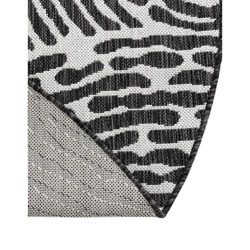 Geometric Indoor / Outdoor Rug, Round 10'