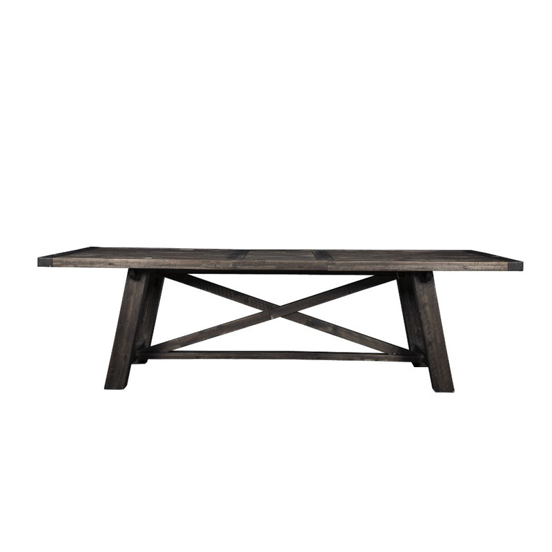 Lineberry Extendable Acacia Solid Wood Dining Table