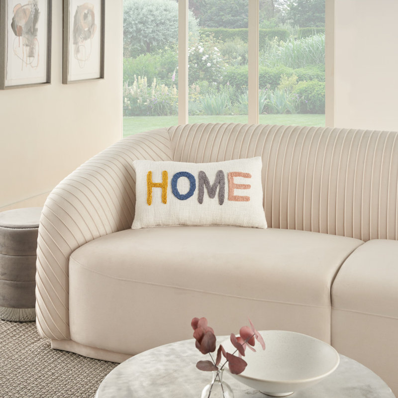  100% Cotton Lumbar Rectangular Pillow Cover & Insert