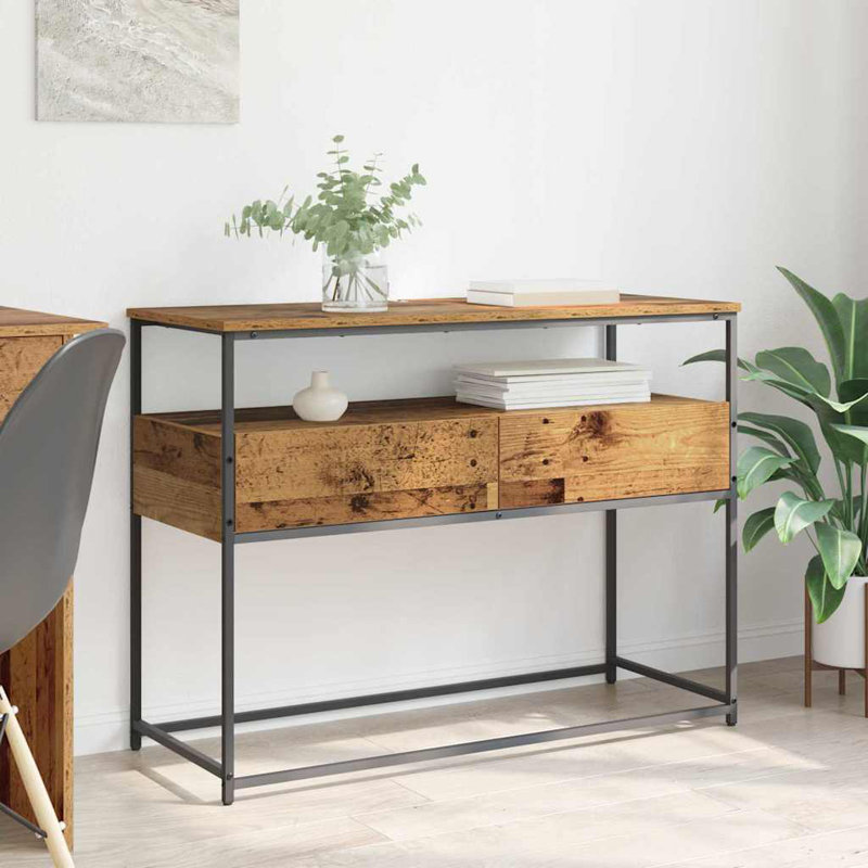 100cm Console Table, Old Wood