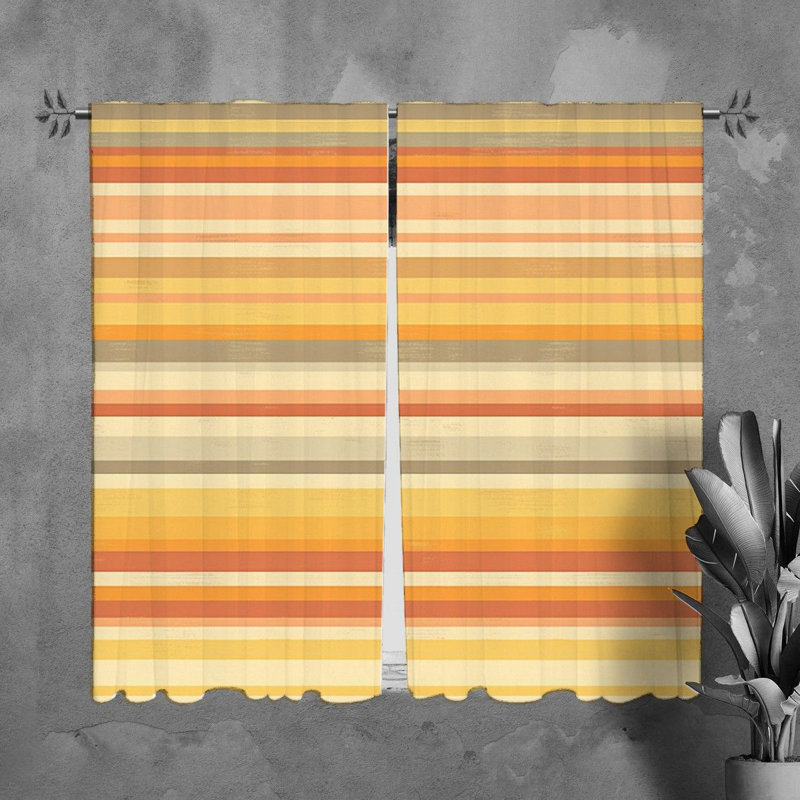 Paire de rideaux obscurcissant en polyester Kyelar, L 20 po x L 61 po