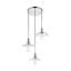 Luminaire suspendu conique 3 lumières grappe Sequim-530937353