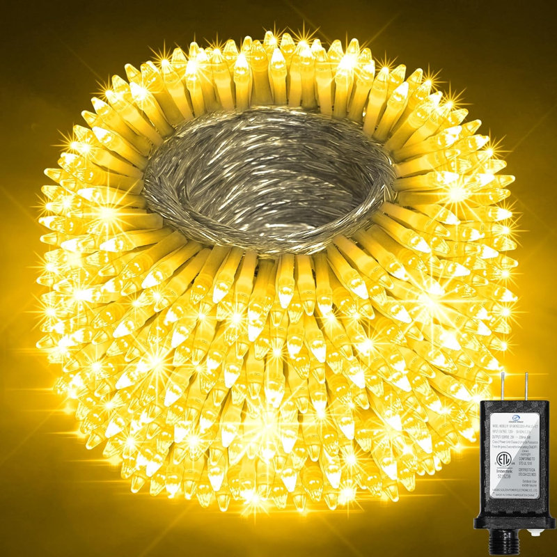 Guirlande de lumières à DEL, Jaune