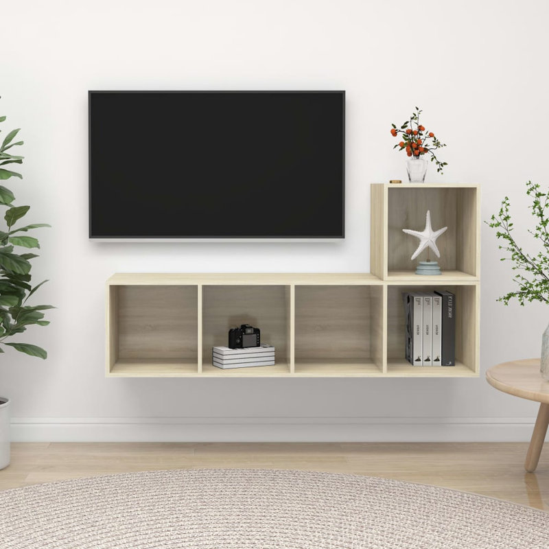 Ghazar TV Stand, Sonoma Oak