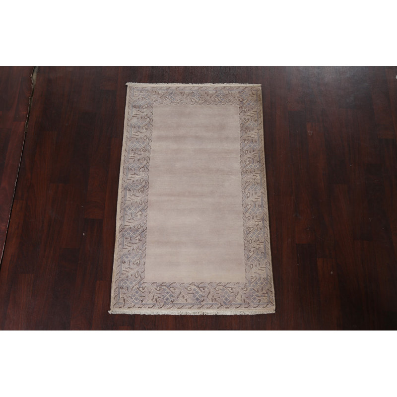 Tapis népalais en laine fait à la main 3 x 5